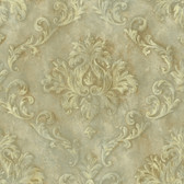 Carleton Textured Scroll Pear Wallpaper 292-80005