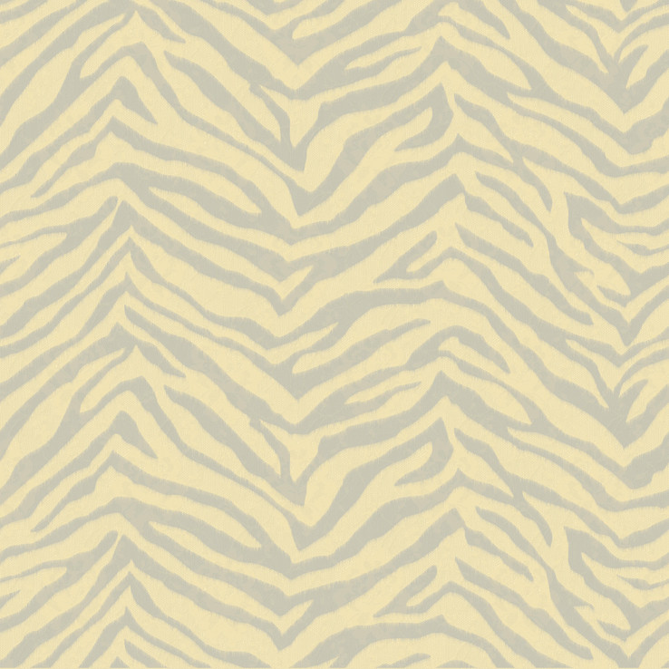 Contemporary Christel Mia Faux Zebra Stripes Grey-Gold Wallpaper ...