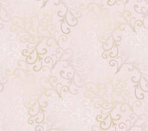 Contemporary Christel Fading Busy Toss Wallpaper in Rose and Taupe CHR11682