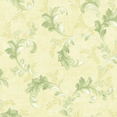 291-71803-Yellow Acanthus Leaf wallpaper