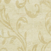 WD3040-Plume Buttered Modern Scroll Wallpaper
