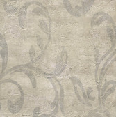 WD3091-Plume Wheat Modern Scroll Wallpaper