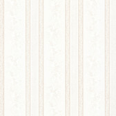 992-68322-Trish White Satin Floral Scroll Stripe wallpaper