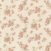 992-68324-Tiffany Peach Satin Floral Trail wallpaper