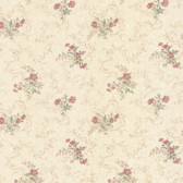 992-68339-Marie Salmon Delicate Floral Bouquet wallpaper