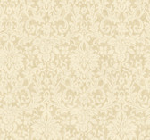Handpainted III Floral Damask Oyster Wallpaper HP0342