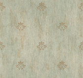 Handpainted III Classic Fleur De Lis Stone Wallpaper HP0388
