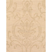 CX1212 - Candice Olson Dimensional Surfaces Scrolling Damask Wallpaper - Cream/Beige