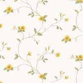 Norwall KV27408 Twisting Daisy floral vine with climbing daisies
