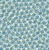  2657-22224 - Allison Blue Floral Wallpaper