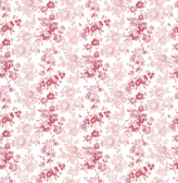Charlise Pink Floral Stripe  2657-22254 Wallpaper