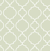 Desiree Sage Quatrefoil  2657-22258 Wallpaper