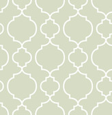 Desiree Sage Quatrefoil  2657-22258 Wallpaper