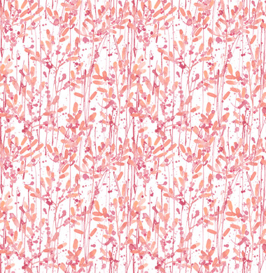 A-Street Prints Willow Pink Leaves