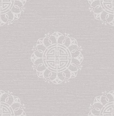 Lien Grey Fountain Medallion  wallpaper