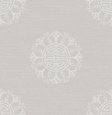 Lien Grey Fountain Medallion  wallpaper