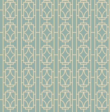 Empire Turquoise Lattice  wallpaper