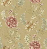 Summer Palace Beige Floral Trail  wallpaper