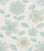 Maisie Teal Batik Flower  wallpaper