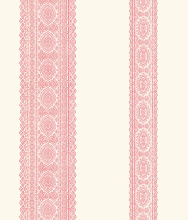 Brynn Pink Paisley Stripe  wallpaper