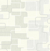 Integrate Light Grey Geometric  Contemporary Wallpaper
