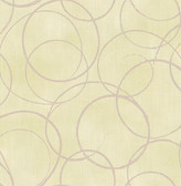 Ripple Sand Circle Geometric  Contemporary Wallpaper