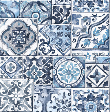 Marrakesh Tiles Blue Mosaic
