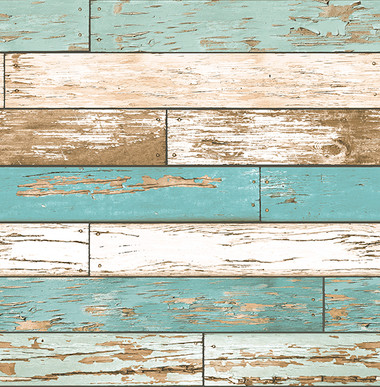 Scrap Wood Turquoise Weathered Texture