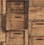 Wood Crates Brown Distressed Wood