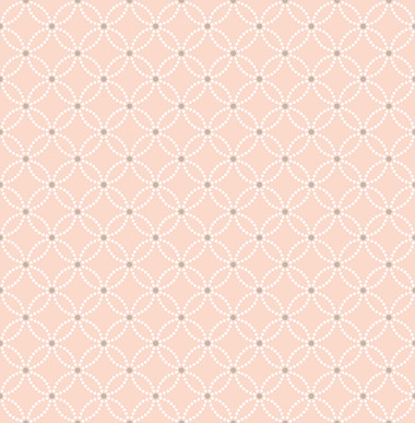 Kinetic Salmon Geometric Floral  wallpaper