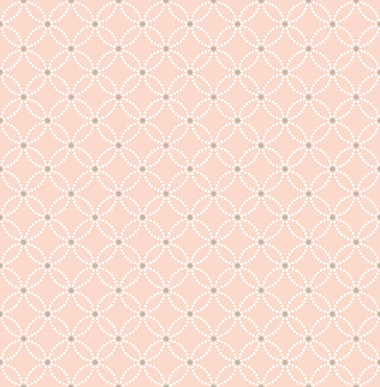 Kinetic Salmon Geometric Floral  wallpaper