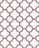 Origin Burgundy Quatrefoil  wallpaper