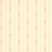 Rosette Beige Rosebud Stripe