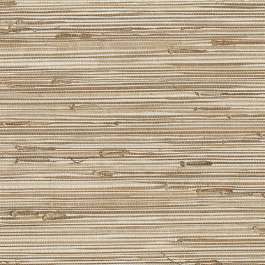 Ting Taupe Grasscloth Wallpaper