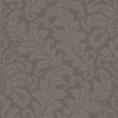 Candice Olson Shimmering Details DE9006 Traditional Damask Cocoa Brown Wallpaper