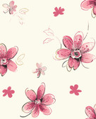 Brothers and Sisters V Bohemian Floral Wallpaper