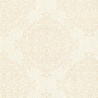 Gabrielle Cream Lace Feature Wallpaper