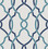 Sausalito Navy Lattice Wallpaper