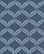 Petals Blue Ogee Wallpaper