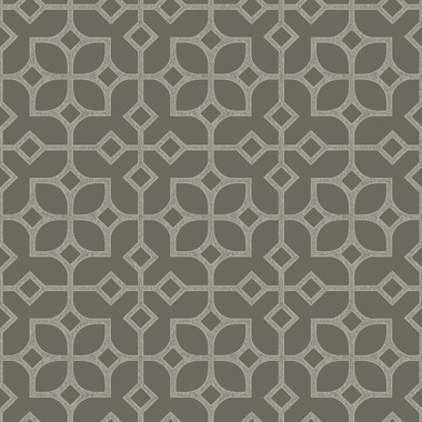 Maze Grey Tile Wallpaper