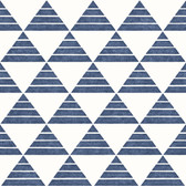 Summit Blue Triangle Wallpaper