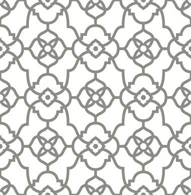 Atrium Grey Trellis Wallpaper
