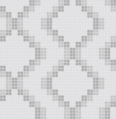 Mosaic Grey Grid Wallpaper