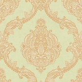 WP-1151 Mixed Metals Chantilly Lace Wallpaper