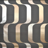 Y6221003 Ribbon Wallpaper - Black/Taupe