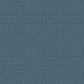 SD3713 Ronald Redding Designs Masterworks Kinetic Wallpaper - Navy W/Iridescent