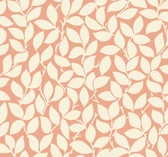 SD3768 Ronald Redding Designs Masterworks Leaf and Vine Wallpaper - Tangerine