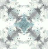 2763-24211 Mysterious Teal Abstract Wallpaper