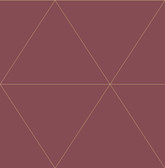 2763-24226 Twilight Red Geometric Wallpaper