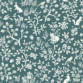 ME1574 Magnolia Home Vol. II Fox & Hare  Weekends (Teal)